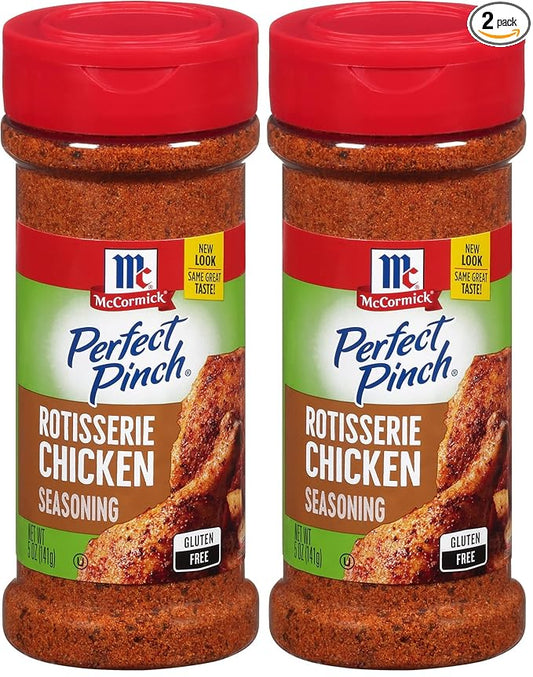 McCormick Perfect Pinch Rotisserie Chicken Seasoning, 5 oz (Pack of 2)