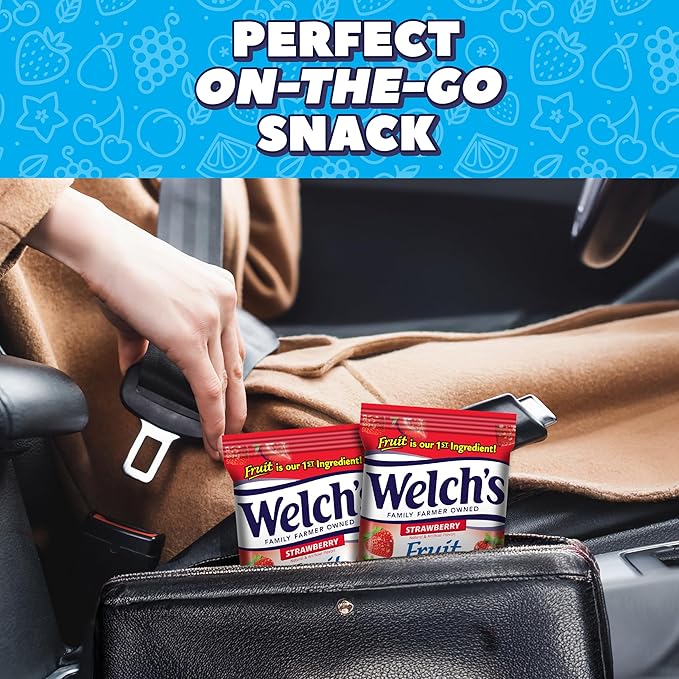 Welchs Strawberry Fruit Snacks, 5-Ounce (Pack of 12)