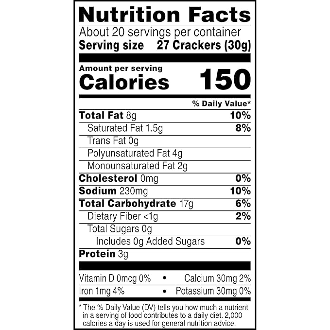 Cheez-It Cheese Crackers, Baked Snack Crackers, Lunch Snacks, Family Size, Extra Toasty, 21oz Box (1 Box)