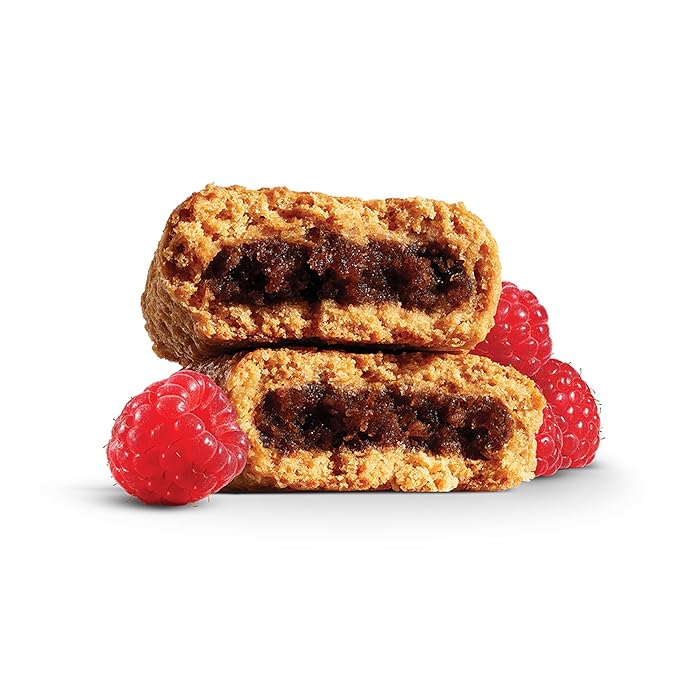 Nature?™s Bakery Whole Wheat Fig Bars, Raspberry, Real Fruit, Vegan, Non-GMO, Snack bar, 6 Count (Pack of 6)