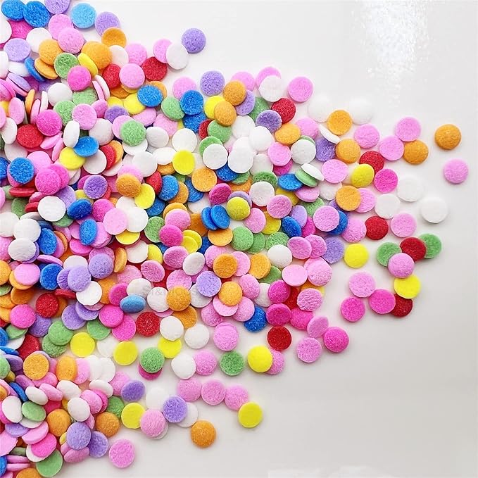 SE Si&Moos Rainbow Sprinkles Rainbow Confetti Sprinkles Edible Confetti Sequins for Cake Decorations, Baking, Ice Cream, Cookies, Cupcake Toppers Party Baby Shower Holiday Supplies 3 OZ
