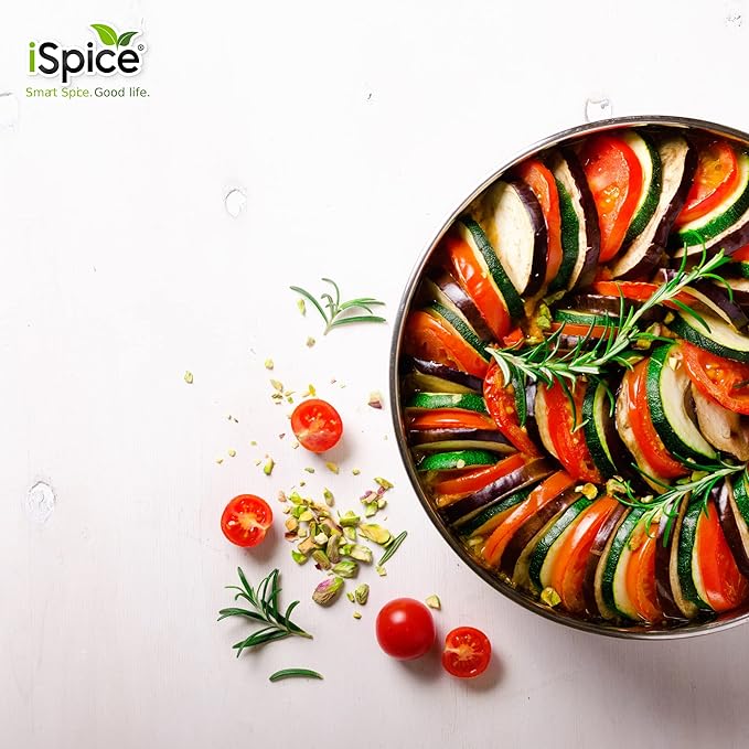 iSpice - Salt-Free | Sugar free | 100% Pure Wellness Vegetable Fat Free Super Spice Blend | All Natural | Ready to use as is | No preparation is necessary