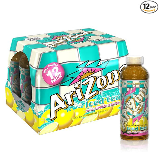AriZona Lemon Tea - 16 Fl Oz (Pack of 12)