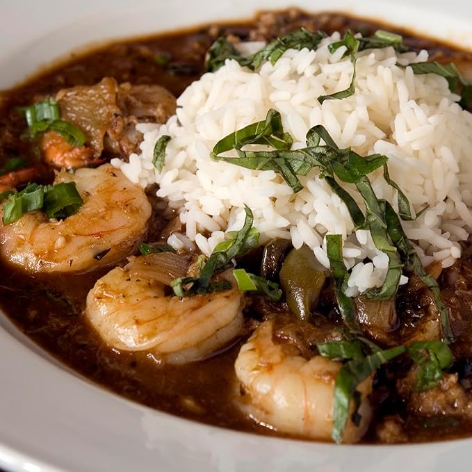 Ragin' Cajun Authentic Gumbo Mix - 5 oz Box, No MSG - Louisiana Creole Gumbo Base for Chicken, Sausage & Seafood, Ready in 25 Minutes