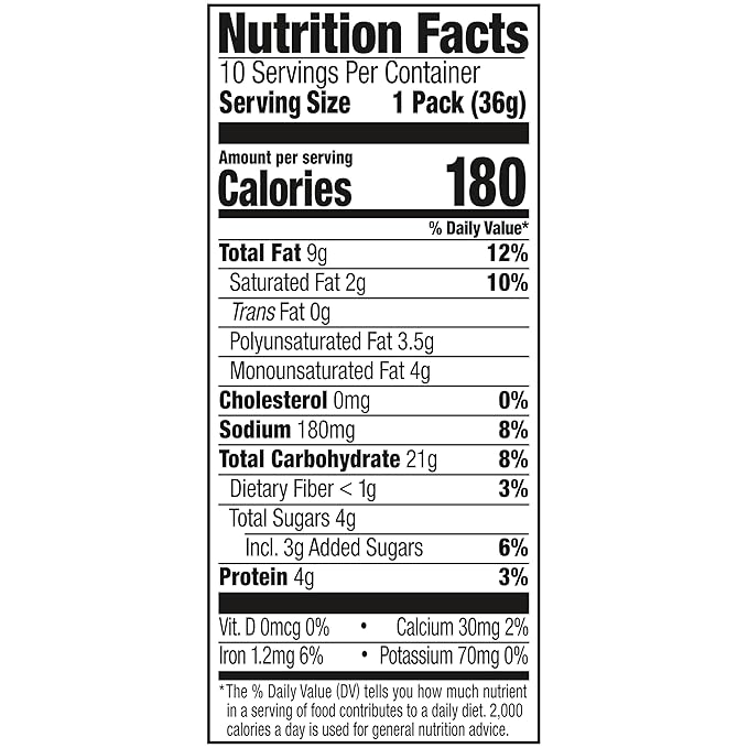 Lance Sandwich Crackers, Malt with Peanut Butter, 10 Individually Wrapped Packs, 6 Sandwiches Each