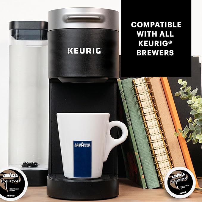 Lavazza Espresso Single-Serve Coffee K-Cups for Keurig Brewer, 32 Count