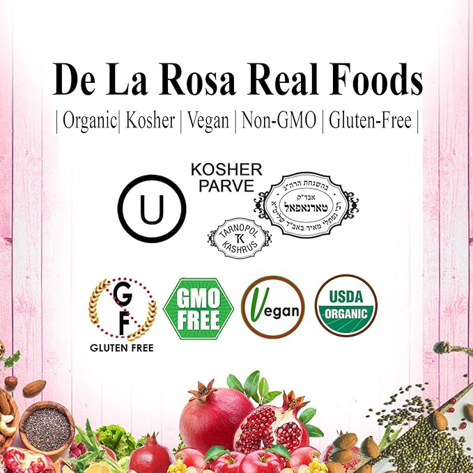 De La Rosa Organic Pomegranate Vinegar, Pure & Unfiltered, Vegan, Gluten Free & Kosher, Great for Salad Dressing, Marinades, 100% Pure Pomegranate Vinegar 5 Liters (pack of 1)