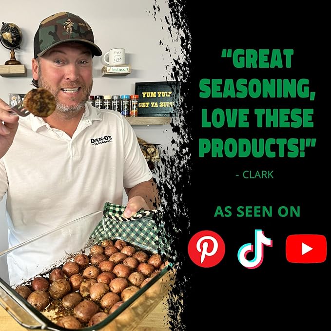 Dan-O's Crunchy Seasoning, 2.5 oz Bottle, Everything Seasoning for Fish, Eggs, Salads, Veggies and More, Sugar Free, Zero Calorie, Use this Spice Blend for Everything from Breakfast to Dinner