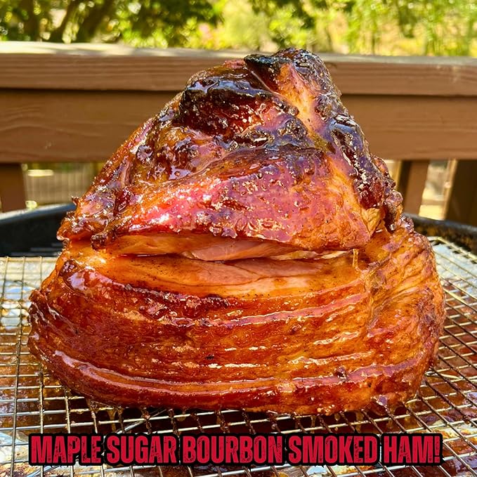 Delightfully Sweet & Smoky Maple Bourbon BBQ Seasoning Rub ??Rich Gourmet Maple Sugar Flavor That Elevates Pork, Ribs, Ham, Bacon, Chops & Butts ??Runnin??Wild Foods, 10.7oz