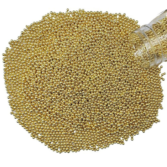 Homankit Gold Nonpareils Sprinkles Edible Cookie Decorations Mini Pearls for Decorating Cake, Baking, Cupcake Toppers, Ice Cream, Donuts 3.88 Ounce