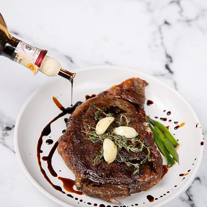 Entimio Affinato - DOP Aged 12+ Years Traditional Modena Balsamic Vinegar from Modena, Italy - Authentic from Small Family Producer, Giftbox with Product and Producer Info - 3.4 fl oz