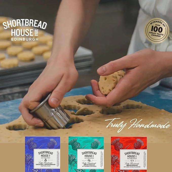 Shortbread House of Edinburgh Truly Handmade Original Recipe Shortbread Fingers, 1.8oz Packet (Pack of 36)