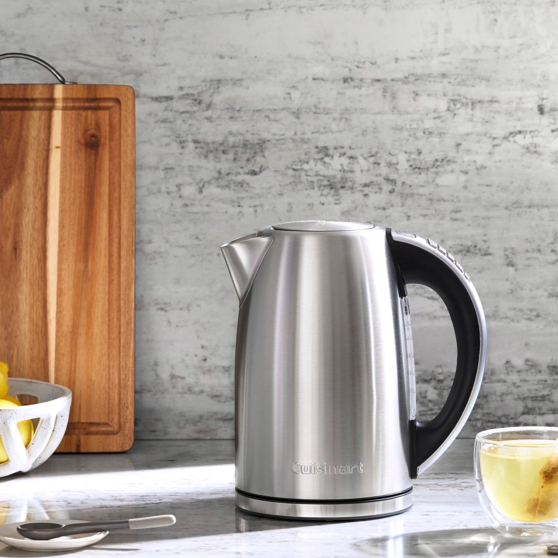 Cuisinart Electric Kettle, 1500W Fast Heating, 6 Temp Presets, 1.7L