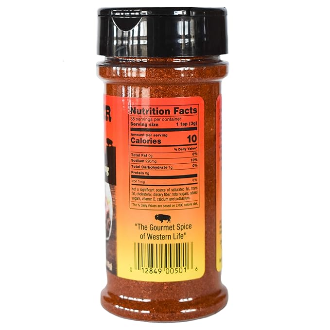 Chugwater Chili | Gourmet Chili Seasoning Mix & Taco Seasoning | 4oz Bottle | Wyoming State Championship Chili Recipe | Secret Blend 12 Spices | All Natural, Gluten Free, No MSG & No Preservatives.