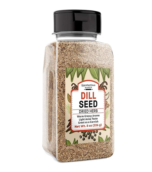 Unpretentious Dill Seeds, 8 oz, Whole Seeds, Pickling, Versatile Seasoning
