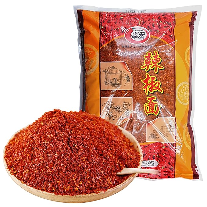 Chinese Sichuan red Chili Powder 5.51 Pound / 2500g (first grade medium coarseness), Original imported of Szechuan, china