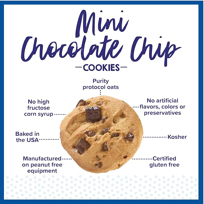 Goodie Girl Snack Pack Variety – Magical Animal Crackers, Mini Chocolate Chip & Brown Sugar Cookies – Gluten Free, Peanut Free – 24 Bags