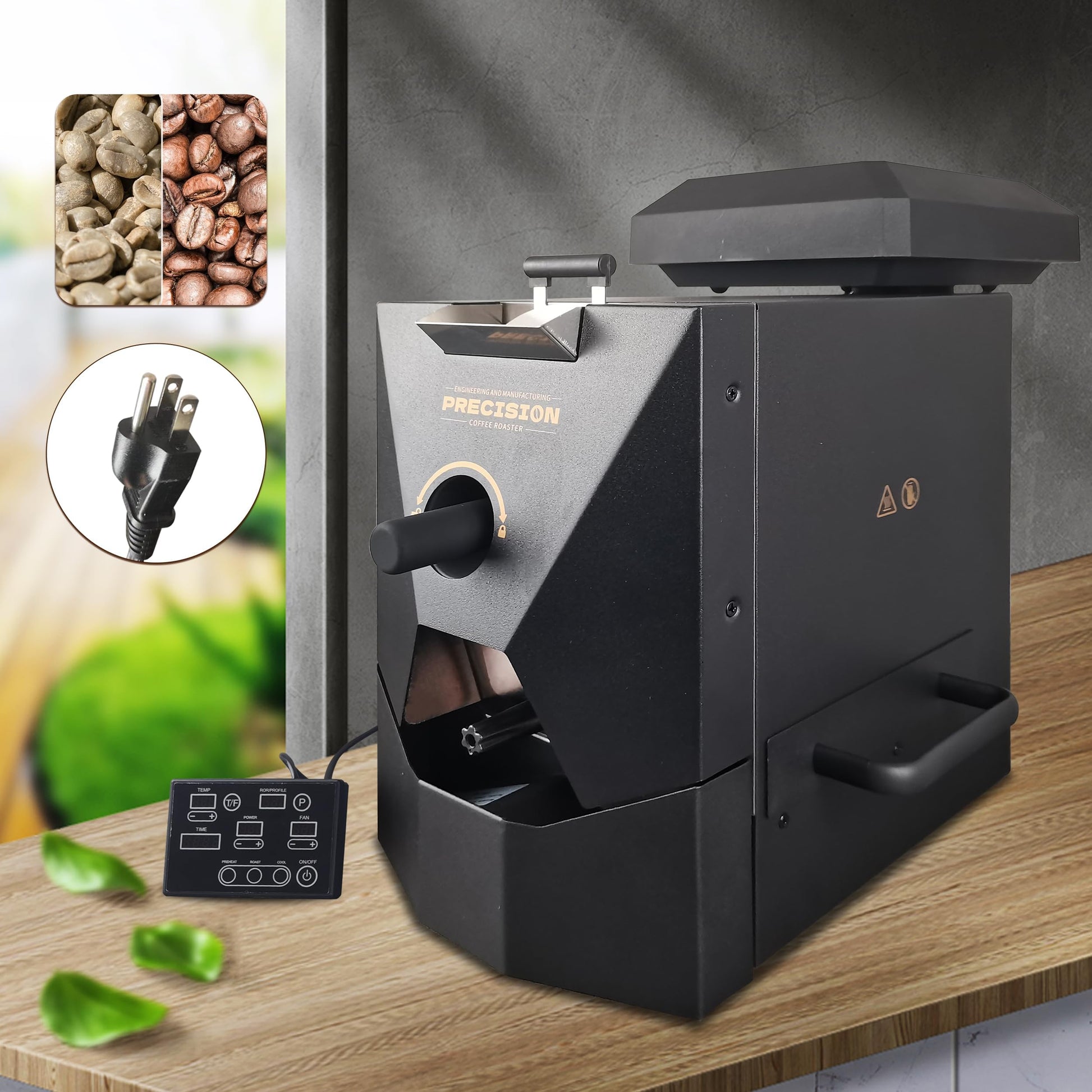500g Automatic Coffee Roaster Machine for Home Use Wth Smoke Filter(Suitable for Light Roasting)