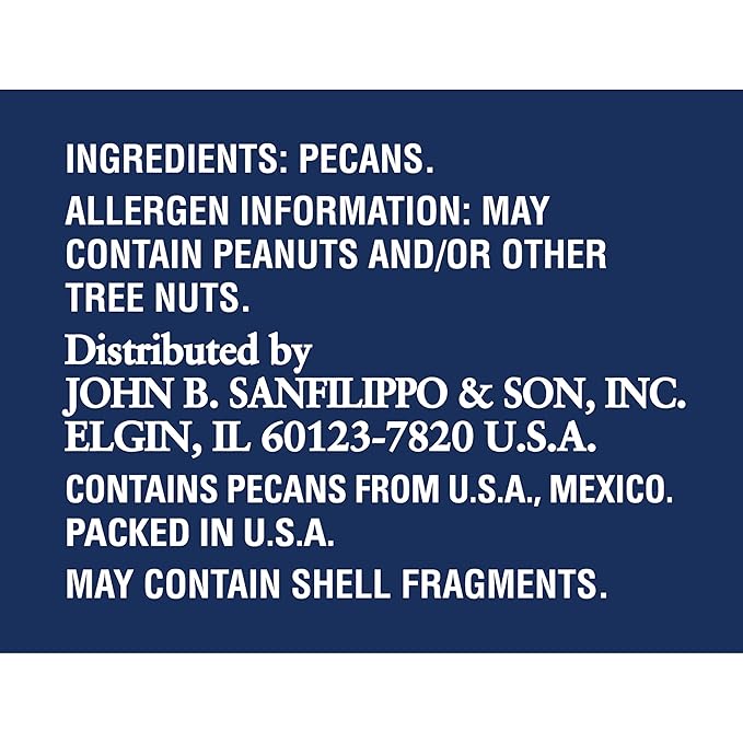 Fisher Chef's Naturals Pecan Halves 24oz (Pack of 2), Unsalted Raw Nuts for Cooking, Baking & Snacking, Vegan Protein, Keto Snack, Gluten Free