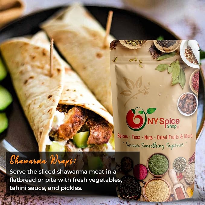 NY Spice Shop Meat Shawarma Seasoning - Authentic Mediterranean Blend Grilling Spices for Meat - Fresh Middle Eastern Spice Mix for Shawarma ??6 Ounce