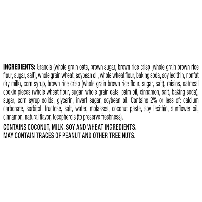 Quaker Chewy Granola Bars, Oatmeal Raisin, 58 Count