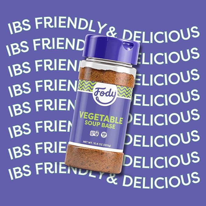 Fody Foods Chicken & Vegetable Soup Base & Seasoning, 10.6 Oz (Pack of 2), Ready to Use, Garlic and Onion Free, Low FODMAP Certified, Gut & IBS Friendly, Non-GMO, Gluten Free