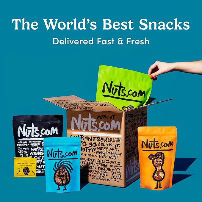 Nuts.com ??Raw Organic Cashews ??Healthy Snack for Adults & Kids, Creamy & Buttery Flavor, Good Source of Protein, Iron & Healthy Fats ??Vegan, Raw, Gluten-Free & Kosher Pareve ??2 Pound Bag