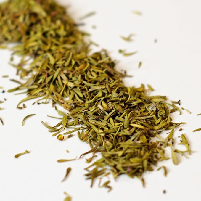 FreshJax Organic Thyme Leaves (1.2 oz Bottle) Non GMO, Gluten Free, Keto, Paleo, No Preservatives Dried Thyme Leaves | Handcrafted in Jacksonville