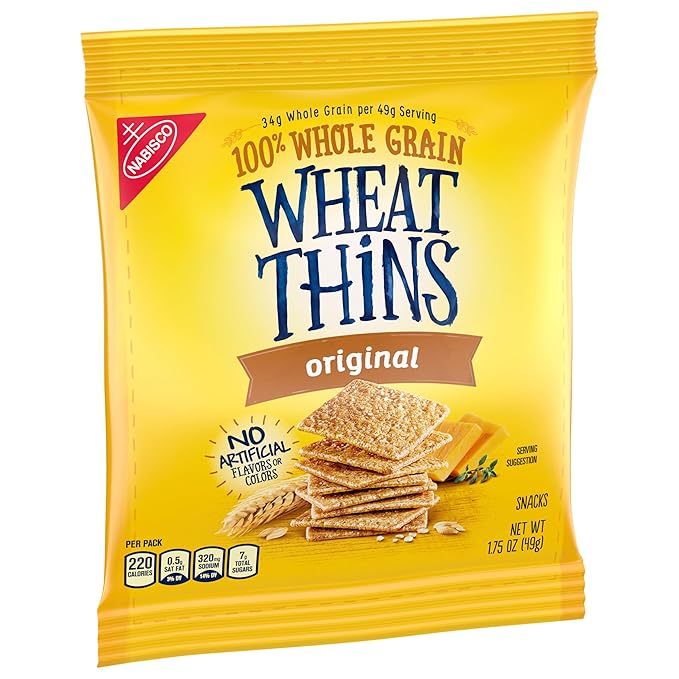 Nabisco Cracker Variety Pack, RITZ Toasted Chips, Wheat Thins Snacks Whole Grain Wheat Crackers and Triscuit Minis Whole Grain Wheat Vegan Crackers, 40 Snack Packs