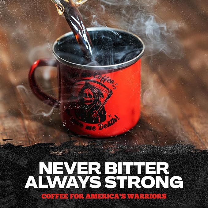 Blackout Coffee Pitch Black Espresso Ground Coffee ??Extra Dark Roast, European-Style, Bold & Aromatic ??Freshly Roasted 12oz Bag, American Made