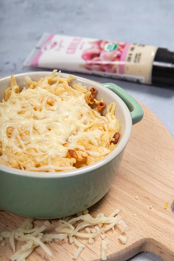 Aroma One Garlic Puree Paste - Organic Herb Concentrate for Cooking, Seasoning & Sauces - Fresh Flavor Enhancer, Non-GMO, Gluten-Free, Vegan - Easy Squeeze Tube, Kitchen Must-Have - 80g (2-Pack)