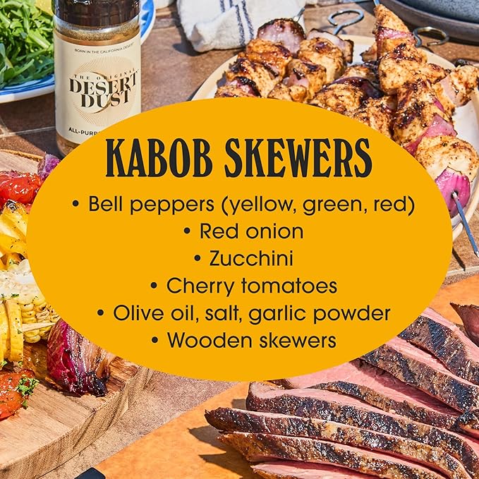 Desert Dust All-Purpose Seasoning ??Smoky, Earthy & Sweet with Organic Date Sugar | Versatile Rub for Steak, Chicken, Fish, Veggies & More | Gourmet BBQ & Grilling Spice Blend (5oz,Original)