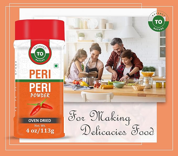 Peri Peri Powder (Birds Eye Chili) ??4 oz/113 gm, 100% Pure, Oven Dried, Spicy Chili Powder