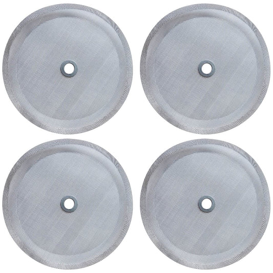 4 Pcs French Press Replacement Filter Screen, 4 Inch Reusable 304 Stainless Steel Mesh Filter for