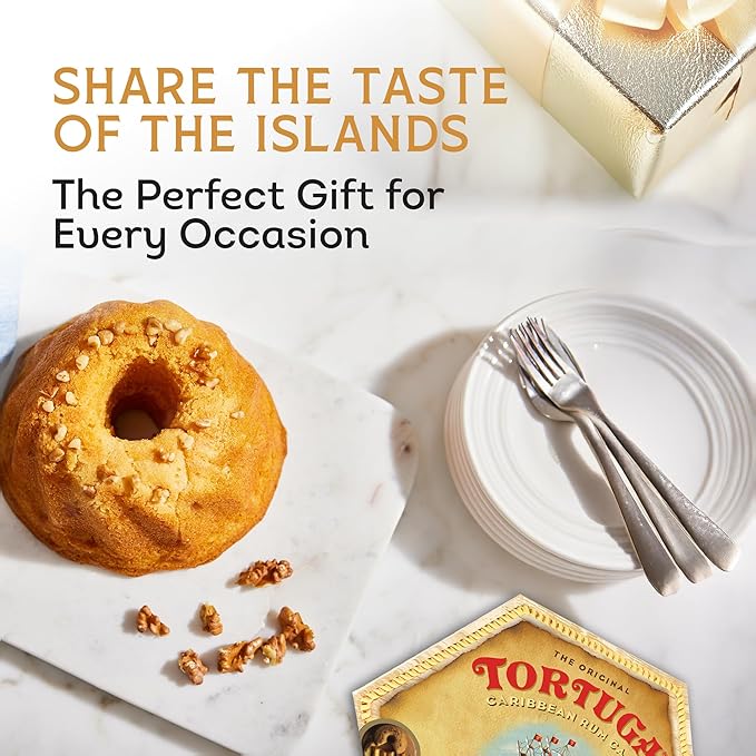 TORTUGA Provenance Rum Cake Variety Pack ??4 oz. - 6 Pack - The Perfect Premium Gourmet Gift for Stocking Stuffers, Gift Baskets, and Christmas Gifts - Great Mini Cakes for Delivery