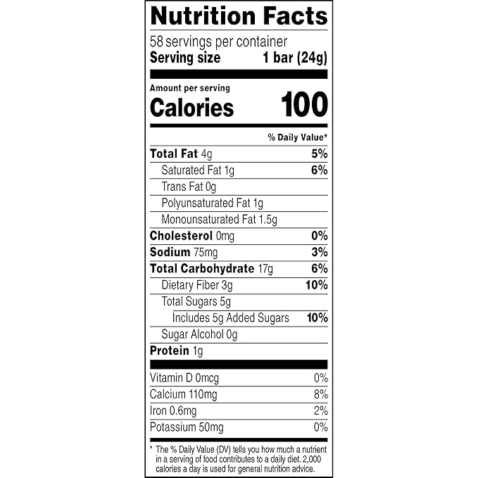 Quaker Chewy Lower Sugar Granola Bars, Chocolate Chip, 58 Count