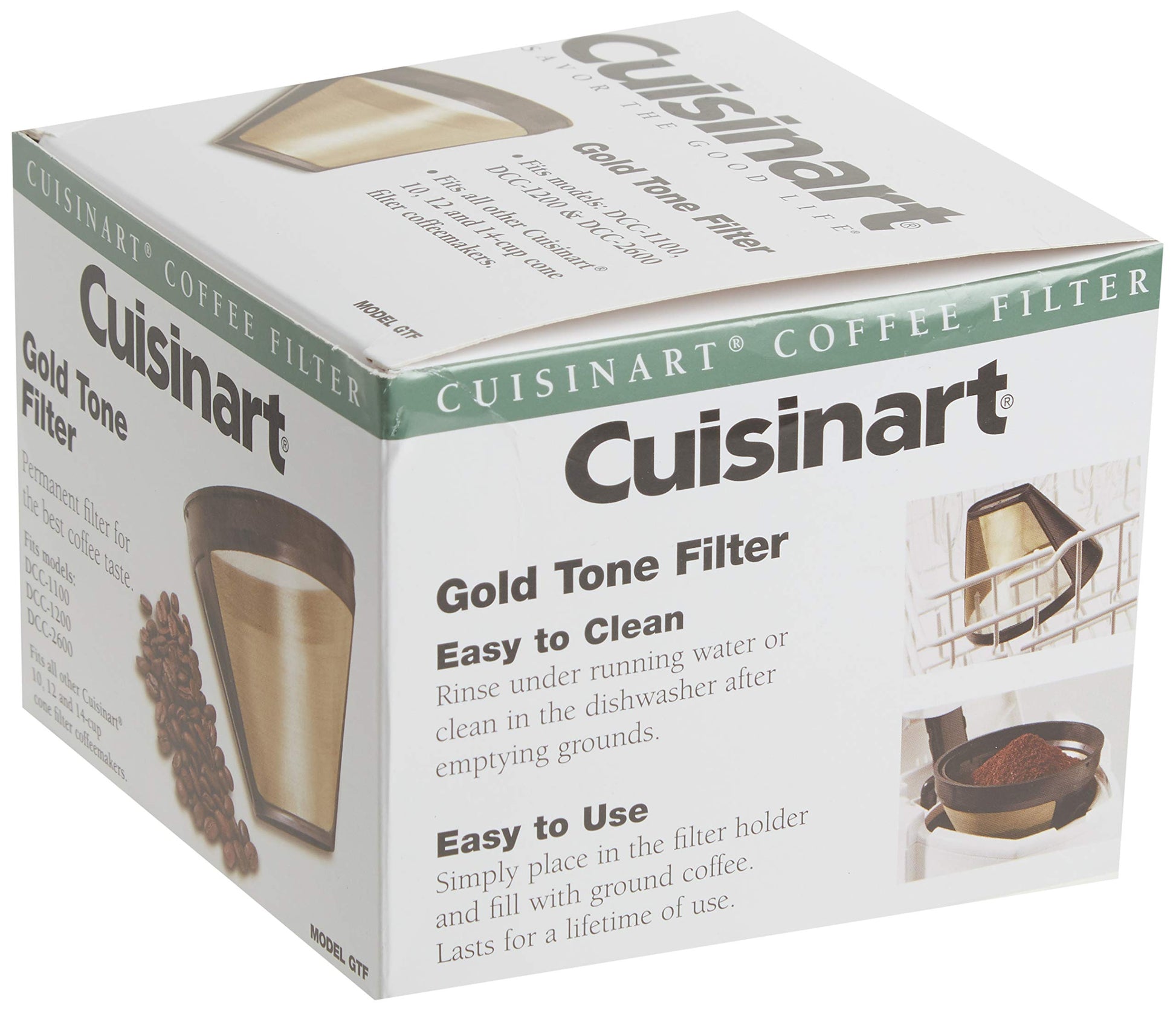 Cuisinart GTF Gold Tone Coffee Filter, 10-12 Cup