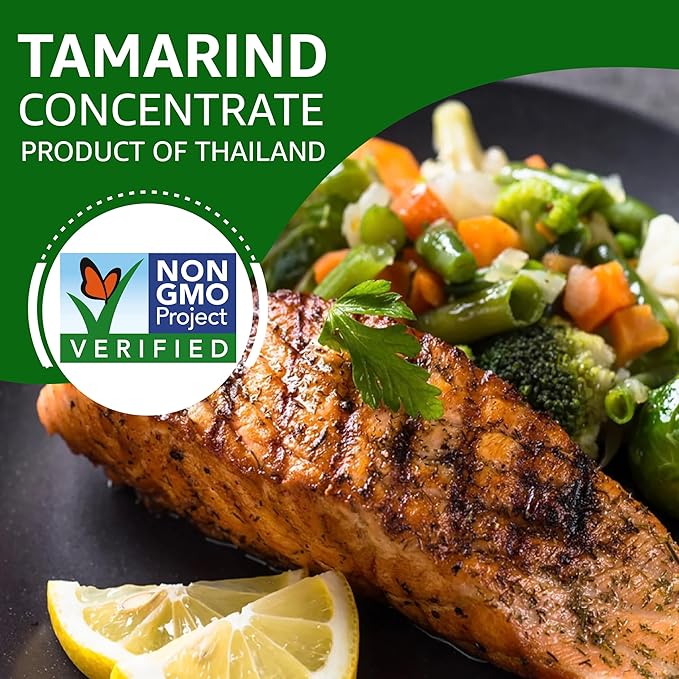 Premium Tamarind Concentrate (2) | Endorsed By Pro Chefs | Key Ingredient For Pad Thai and Asian Cuisines | Four Elephants Brand
