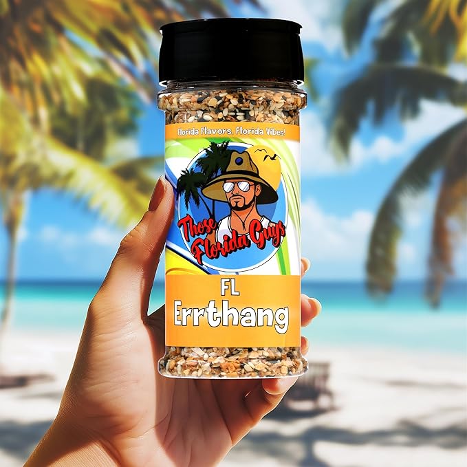 Errthang Seasoning - Savory & Smoky Florida Blend With Aromatics, Seeds, & Orange Peel, 130g - Perfect Food Seasonings and Spices for Pork, Fish, Veggies, Bread & More