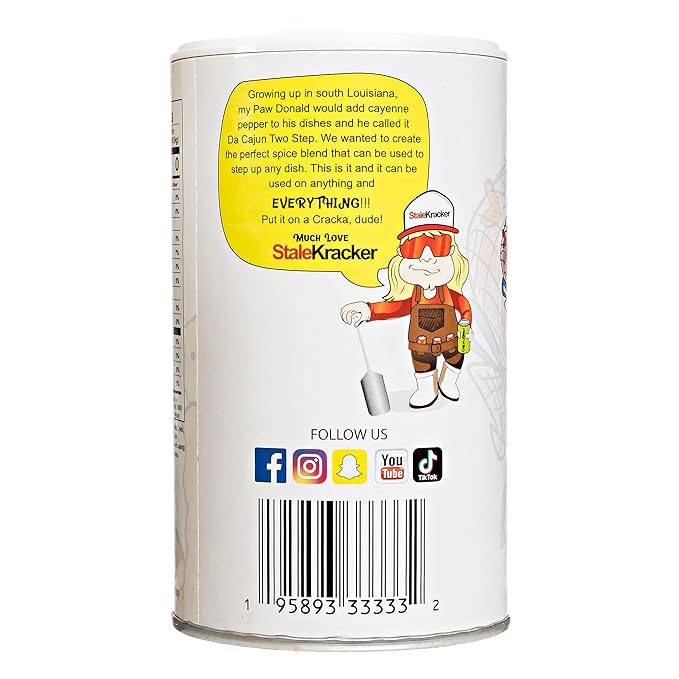 Cajun Two Step Seasoning by StaleKracker - 3 pck, Original Seasoning for Authentic Creole Louisiana Cuisine (24 oz.)
