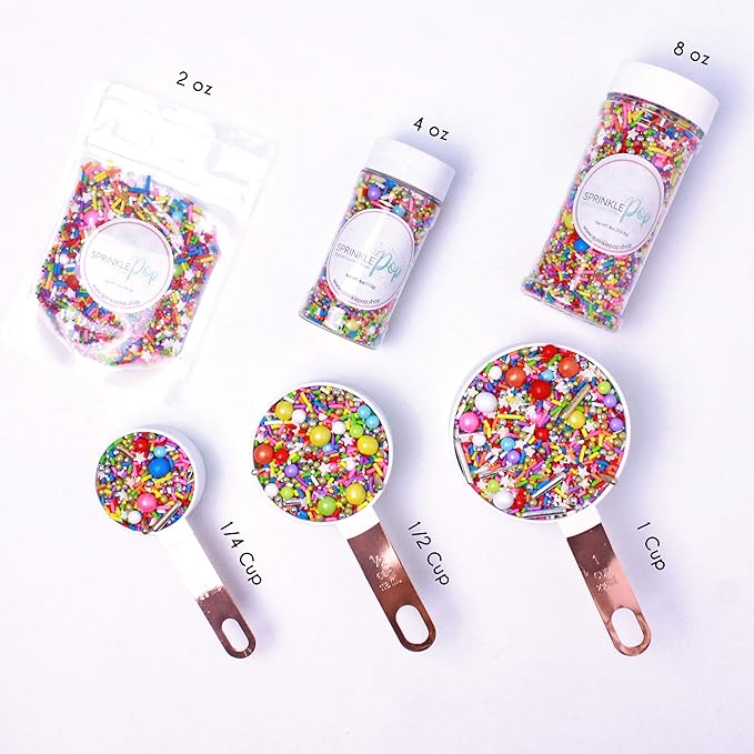 Sprinkle Pop Haunted Halloween Nonpareil Sprinkle Mix| Black Lime Orange Purple White Nonpareil Sprinkles| Spooky Halloween Sprinkles Made in USA for Decorating Cakes Cookies Cupcakes Candy, 4oz