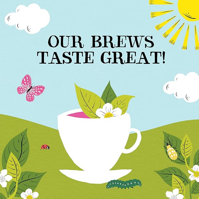 Clipper Tea: Organic Herbal & Green Tea Set, Gift Box – Tea Selection & Sampler with 5 Flavors Including Lemon, Ginger, and Bedtime Teas – Assorted Tea Bags in Colorful Tea Box, 45 Unbleached Tea Bags