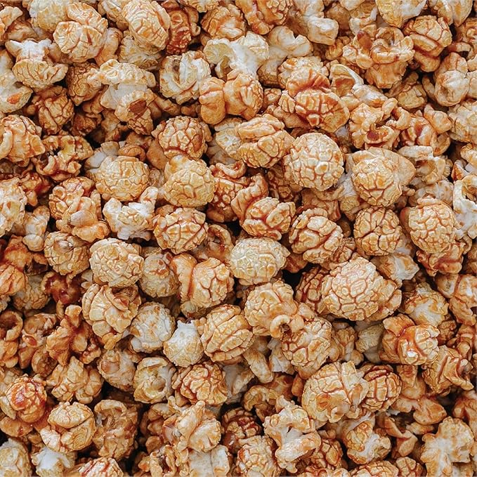 Miss Hannah's Gourmet Caramel Corn - Classic Crunchy Popcorn with Brown Sugar, Molasses & Maple | Gluten-Free, Dairy-Free, Vegan Snack - 16oz (3 Pack)