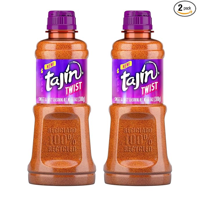 Tajín Twist Sweet and Spicy Seasoning, Fruit and Chili Powder, 10.6oz (Pack of 2)