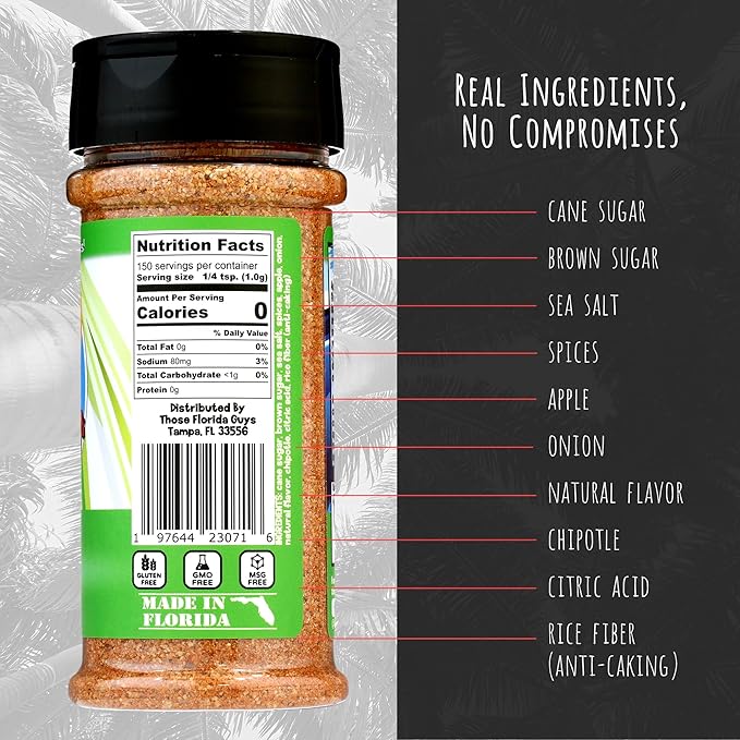 Apple Smack Seasoning and Rub, 150g - Sweet & Savory Apple Chipotle Blend With Tart Fruit & Aromatics - Perfect Spice for Pork, Chicken, Beef, Lamb & Even ice Cream