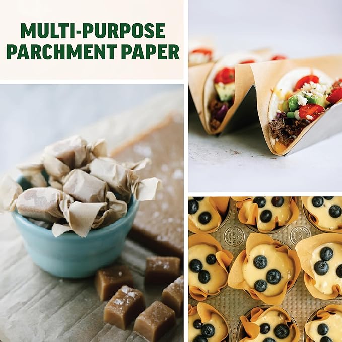 Zenlogy 3x3 Small Parchment Paper Squares (400 sheets) - Unbleached, Non-stick, Pre-cut Mini Parchment Paper - For Diamond Painting, Freezing, Storing, Separating, Flower Piping and Lining