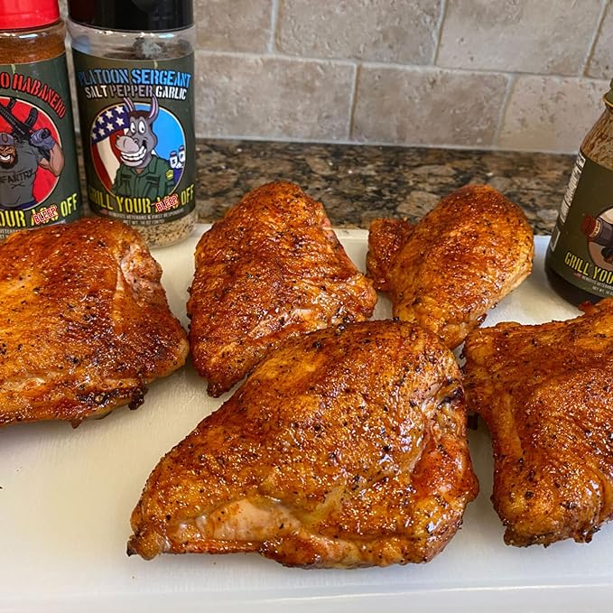 GYAO Crispy's Mango Habanero Seasoning – Sweet & Spicy BBQ Seasoning for Chicken, Pork, Steak & More – MSG & Gluten Free – Veteran-Owned USA Made