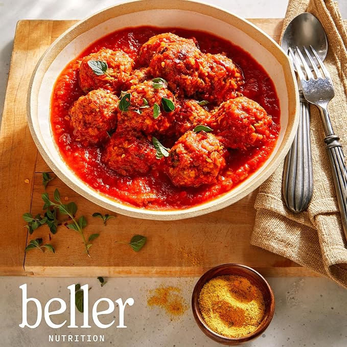 Beller Nutrition Vegitude Power | 1.4 oz | Organic Onion Powder & Garlic Powder No Salt Seasoning Spice Blend with Tumeric & Parsley | All-In-One Seasonings and Spices for Cooking Complete Seasoning