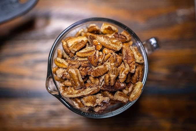 La Nogalera - 100% Natural and Fresh Crop of Chopped Pecans in 5 lbs Vacuum Sealed Bag. Raw Pecan nut Pieces That Compare to Organic, Non-GMO, No Preservatives, Unpasteurized, Kosher Certified