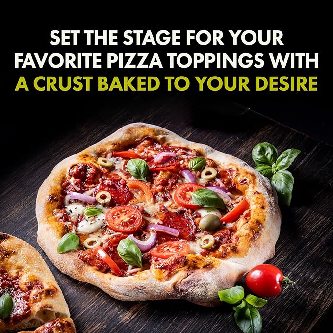Let???Bake Bread Organic Pizza Crust Baking Mix - Crispy & Chewy Artisan Crust - USDA Organic, Non-GMO, No Additives, Easy Home Baking, Pizzeria-Quality Dough at Home - 17.64 oz (1 Pack)